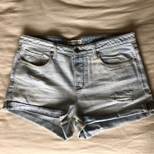 Light Denim Shorts
